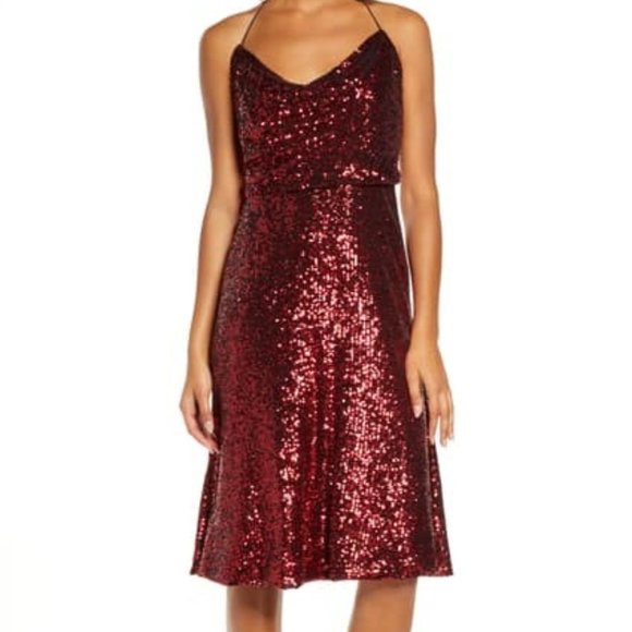 Dress the Population Dresses & Skirts - NWT Dress the Population Zherra Sequin Midi Dress